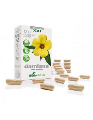 13-S DAMIANA 30 Cap.690 mg. SORIA NATURAL