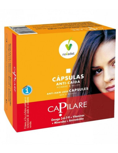 CAPILARE CAPSULAS ANTICAIDA  60 Cap. NOVADIET