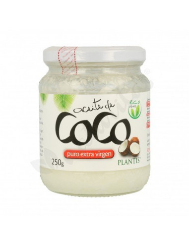 ACEITE DE COCO ECO   250 Gr. PLANTIS  ARTESANIA AGRICOLA