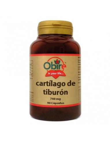 CARTILAGO DE TIBURÓN - 740 Gr. 90 Cap. OBIRE