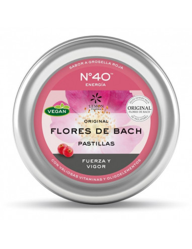 PASTILLAS FLORES DE BACH Nº 40 ENERGIA (FUERZA Y VIGOR)