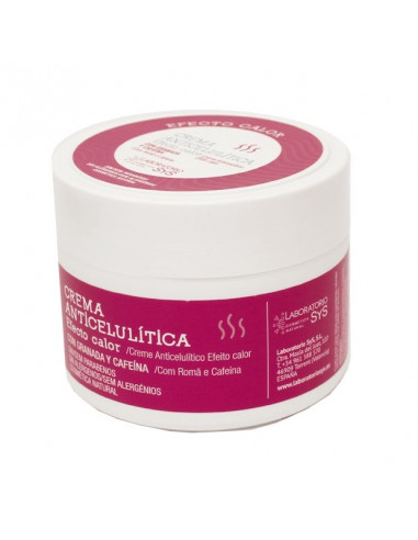 GEL CREMA ANTICELULITICO CALOR 300 ml. LABORATORIO SYS