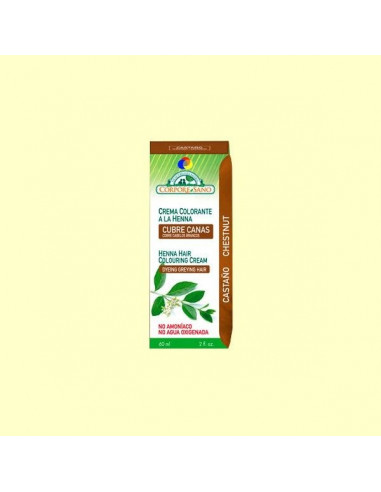 CUBRE CANAS HENNA COLOR CASTAÑO - CORPORE SANO 60 ml.