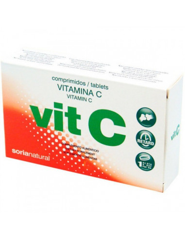 VITAMINA C RETARD 36 Comp.500mg. SORIA NATURAL