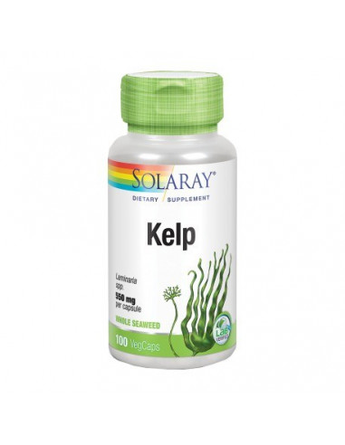 KELP ALGA 100 Cap. veg.  550 mg. SOLARAY