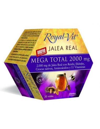 JALEA REAL ROYAL VIT MEGA  TOTAL 2000mg 20 amp. DIETISA