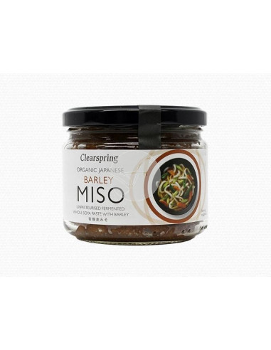 MUGI MISO CEBADA ECO ( no pasteurizado) BOTE 300 Gr.  CLEARSPRING