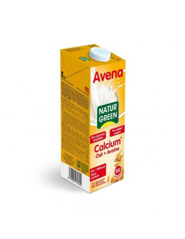 BEBIDA DE AVENA CON CALCIO BIO 1 Ltr. NATUR GREEN+