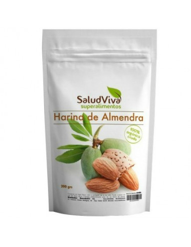 HARINA DE ALMENDRA ECO SIN GLUTEN  200 Gr. SALUD VIVA