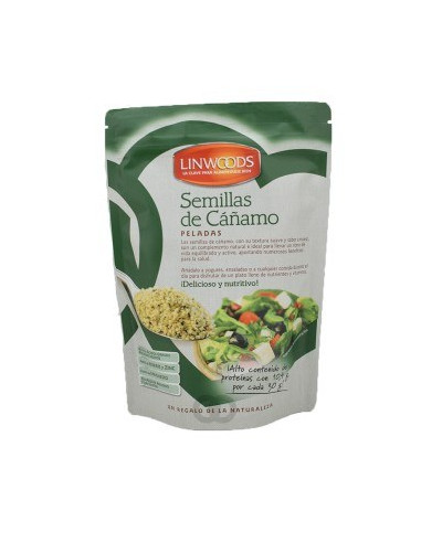 SEMILLAS DE CAÑAMO PELADAS 225 Gr. LINWOODS