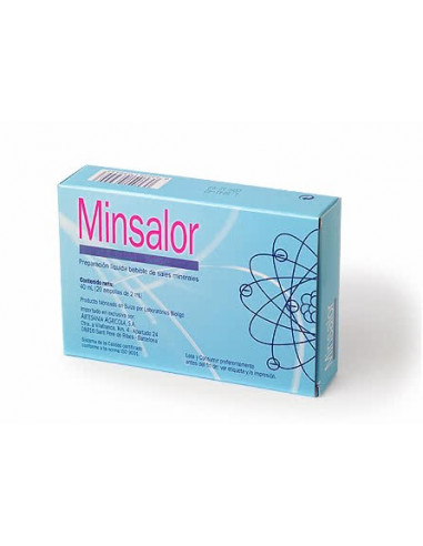 MINSALOR  20 viales de 2 ml. PLANTIS