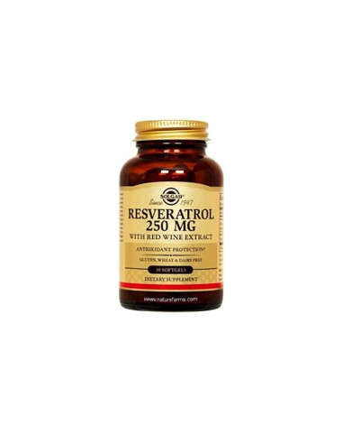 RESVERATROL 250 MG. 30 Perl. SOLGAR