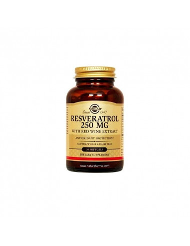 RESVERATROL 250 MG. 30 Perl. SOLGAR