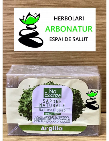 JABON ARTESANO BIO DE COCO Y ARCILLA 100 Gr. BIO ESSENCE