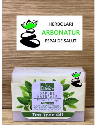 JABON ARTESANO BIO DE COCO Y ARBOL DEL TÉ 100 GR. BIO ESSENZE