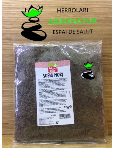 ALGAS SUSHI NORI TOSTADAS 25 Gr. LA...