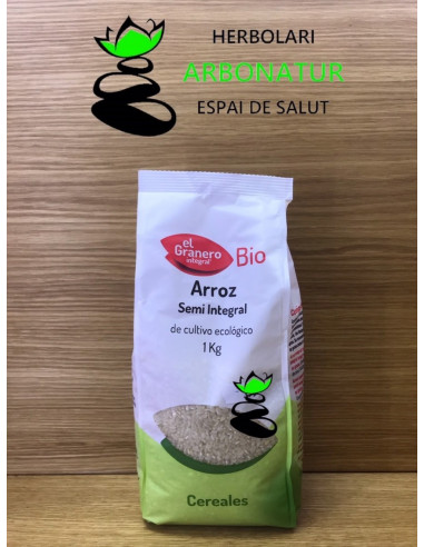 ARROZ SEMI INTEGRAL BIO 1 Kg. EL GRANERO INTEGRAL