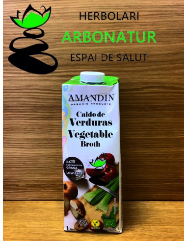 CALDO DE VERDURAS ECO 1 Ltr. AMANDIN