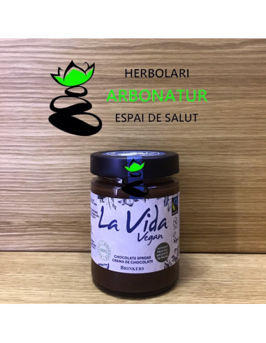 CREMA DE CHOCOLATE ECO   LA VIDA VEGAN   270 Gr.