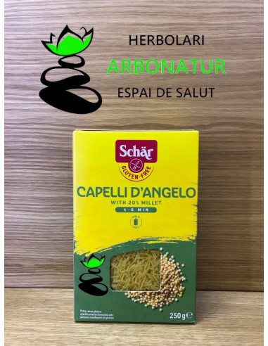 FIDEOS CABELLO DE ANGEL (finos) SIN GLUTEN  SCHAR