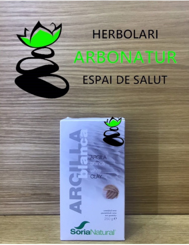 ARCILLA BLANCA EN POLVO (USO EXTERNO) 250 GR SORIA NATURAL