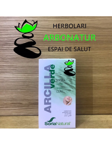 ARCILLA VERDE 250 Gr. ( USO EXTERNO ) SORIA NATURAL