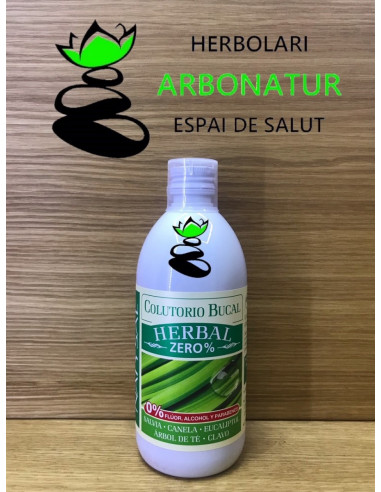 COLUTORIO BUCAL HERBAL ZERO%  500 ml. NATYSAL