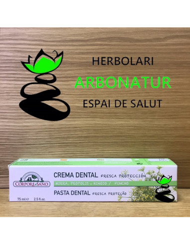 CREMA DENTAL - MIRRA PROPOLIS Y HINOJO CORPORE SANO