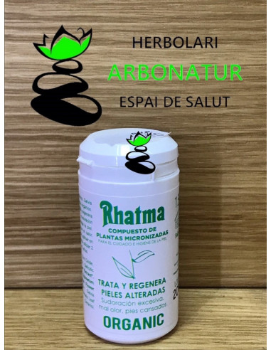 DESODORANTE PARA PIES  MICRONIZADO RHATMA 15 Gr.