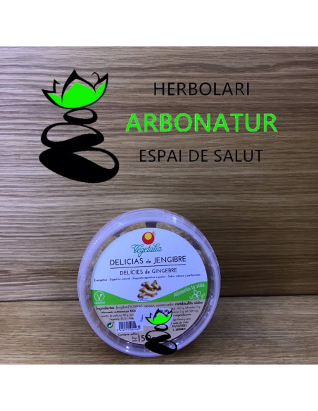 JENGIBRE CONFITADO    - 150 Gr.  VEGETALIA