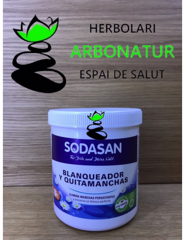 OXIGENO BLANQUEADOR Y QUITAMANCHAS SODASAN 500 Gr.