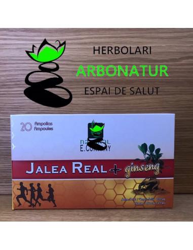 JALEA REAL 1000 Mg + GINSENG 500 Mg 20 Amp. E. COMPANY