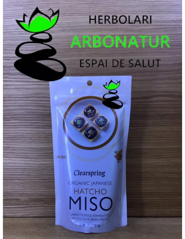 HATCHO MISO SOJA BIO SIN PAUSTERIZAR 300 Gr. CLEARSPRING