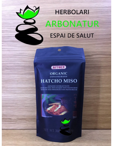 HATCHO MISO SOJA  BIO  SIN PASTEURIZAR 300 Gr. MITOKU