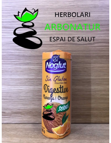 GALLETAS SIN GLUTEN DIGESTIVE NARANJA NOGLUT 195 Gr. SANTIVERI