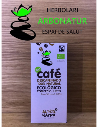 CAFÉ DESCAFEINADO ECO 250 Gr. ALTERNATIVA