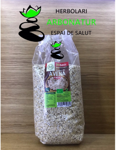 COPOS DE AVENA FINOS BIO 1 Kg. SOL NATURAL