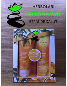 PACK WELEDA LECHE Y DUCHA ESPINO AMARILLLO