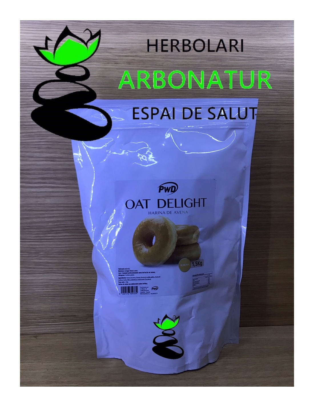 OAT Delight - Harina de Avena Sabor Donuts - PWD - 1,5 Kg