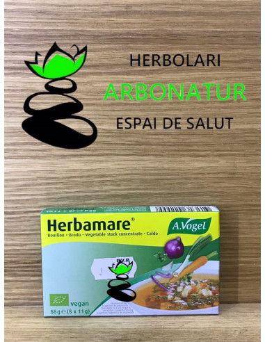 CUBITOS CALDO HERBAMARE 8 X 9.5 Gr. A.VOGEL - BIOFORCE