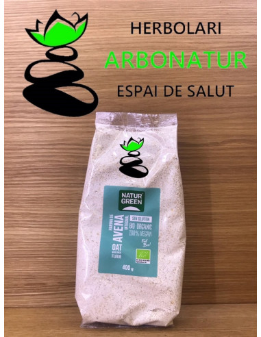 HARINA DE AVENA INTEGRAL 400 Gr. NATRUR GREEN