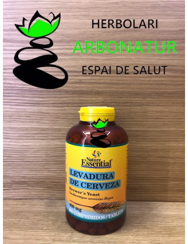 LEVADURA DE CERVEZA 400 mg. 800 Comp. NATURE ESSENTIAL