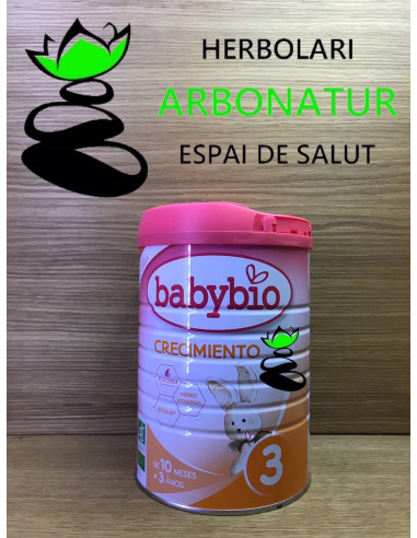 BABY BIO CRECIMIENTO 3 ( de 10 meses a 3 años ) 900 Gr.