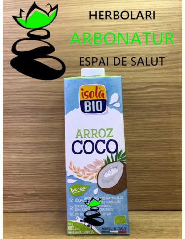 BEBIDA DE ARROZ Y COCO BIO 1 LTR. ISOLA BIO