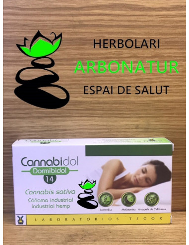 CANNABIDOL DORMIBIDOL 14 Cap. TEGOR