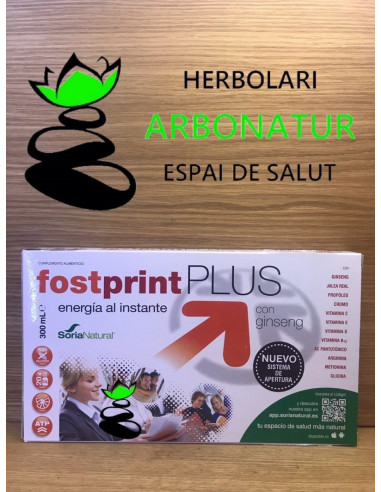 FOSTPRINT PLUS  CON GINSENG 300 ML. SORIA NATURAL