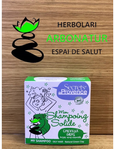 CHAMPU SOLIDO PARA CABELLOS GRASOS ECO 85 Gr. SECRETS DE PROVENCE