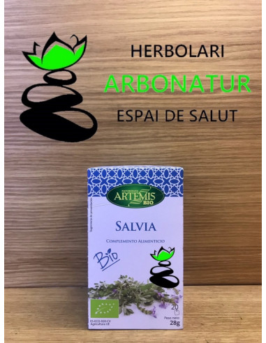 SALVIA INFUSION BIO 20 Sobres. ARTEMIS