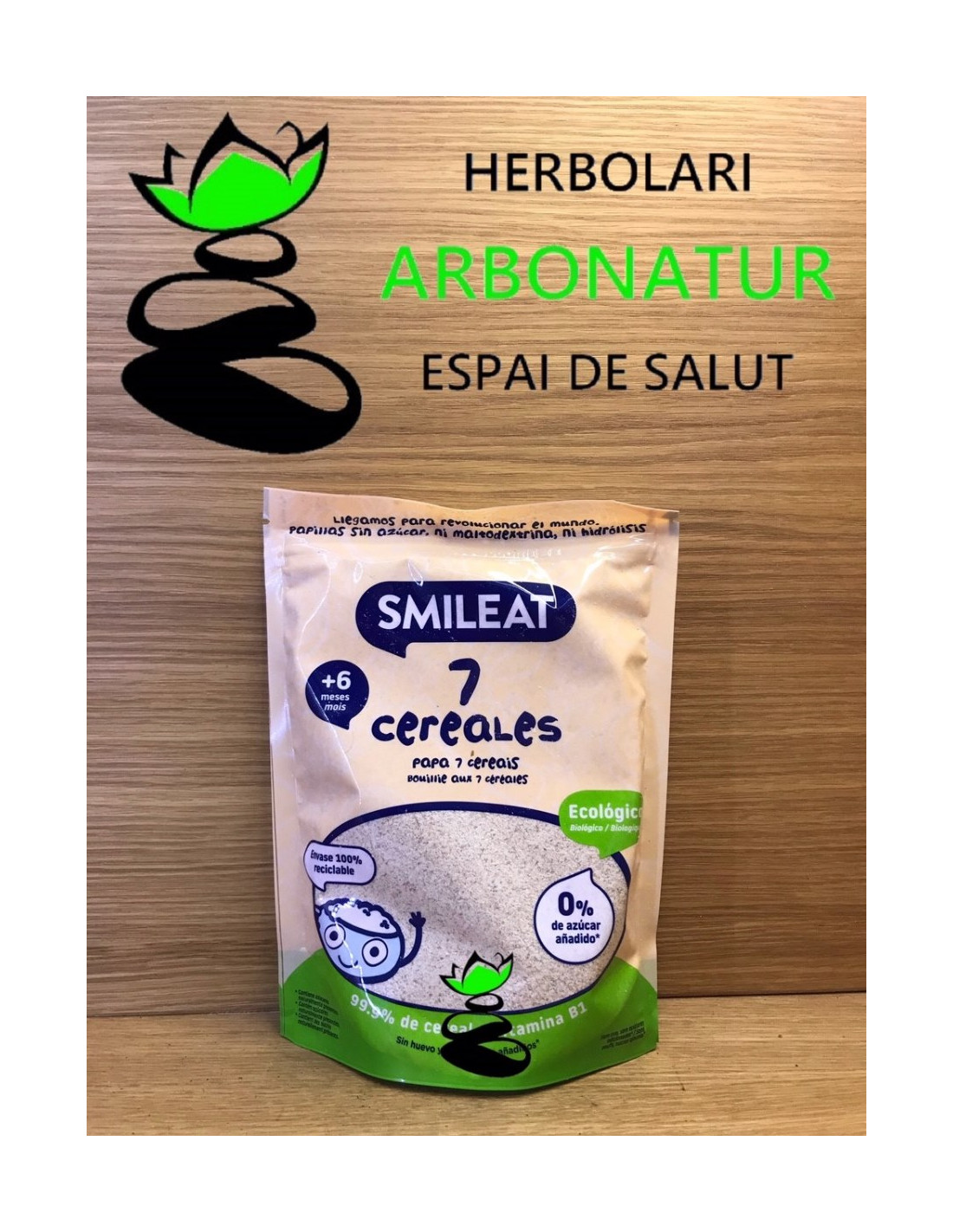 Comprar SMILEAT Papilla Cereales con Quinoa ECO SIN GLUTEN (200g