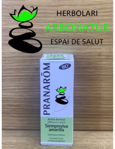 ACEITE ESENCIAL SIEMPRE VIVA AMARILLA BIO 5 ml. PRANAROM